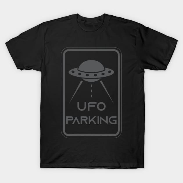 UFO Parking 1.0 T-Shirt by Lupa1214